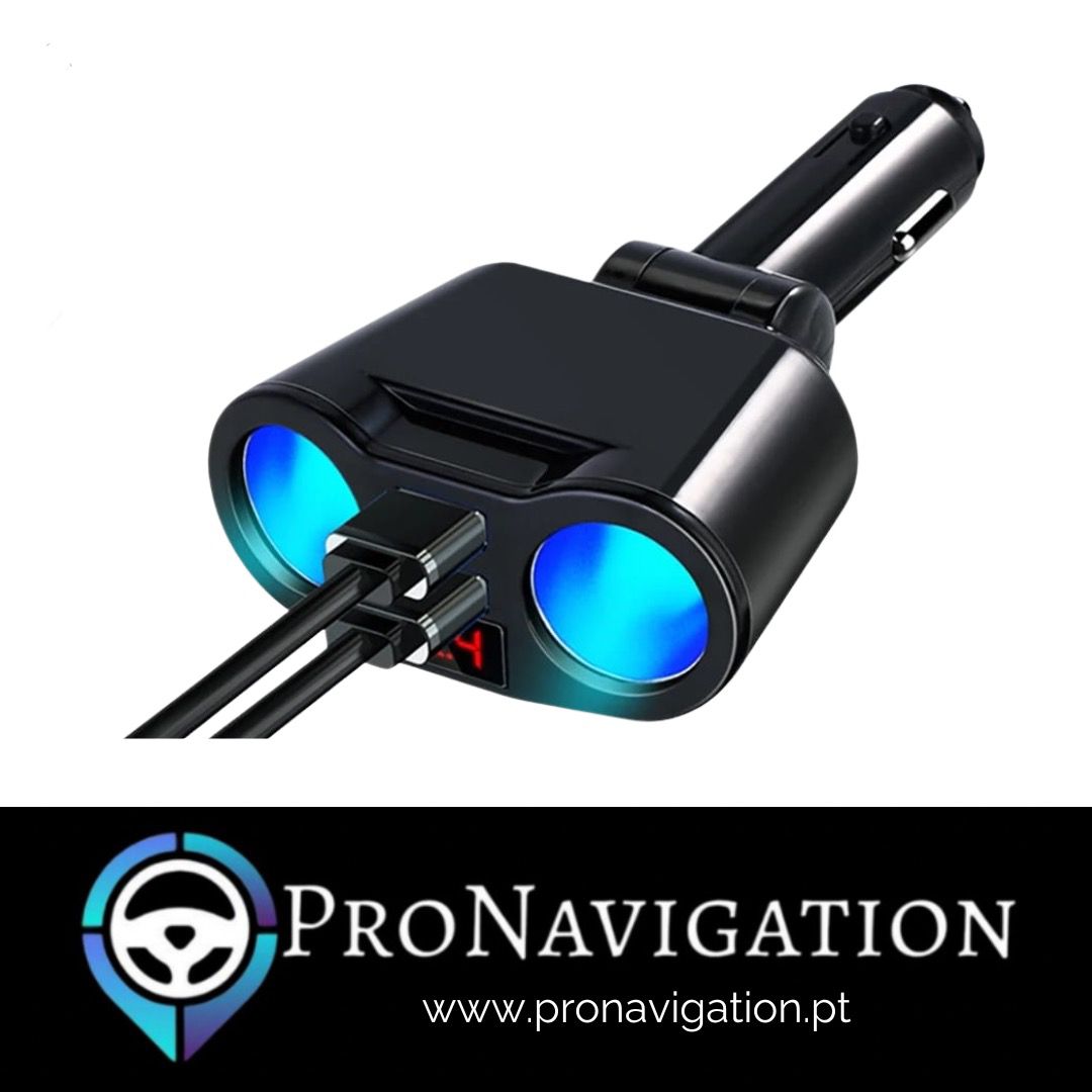 Adaptador 2x saídas Isqueiro