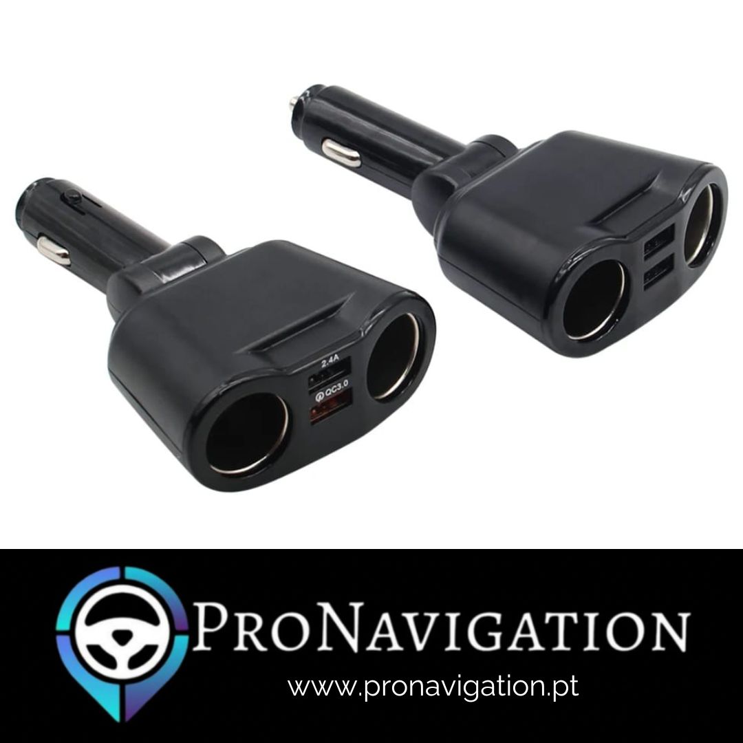 Adaptador 2x saídas Isqueiro