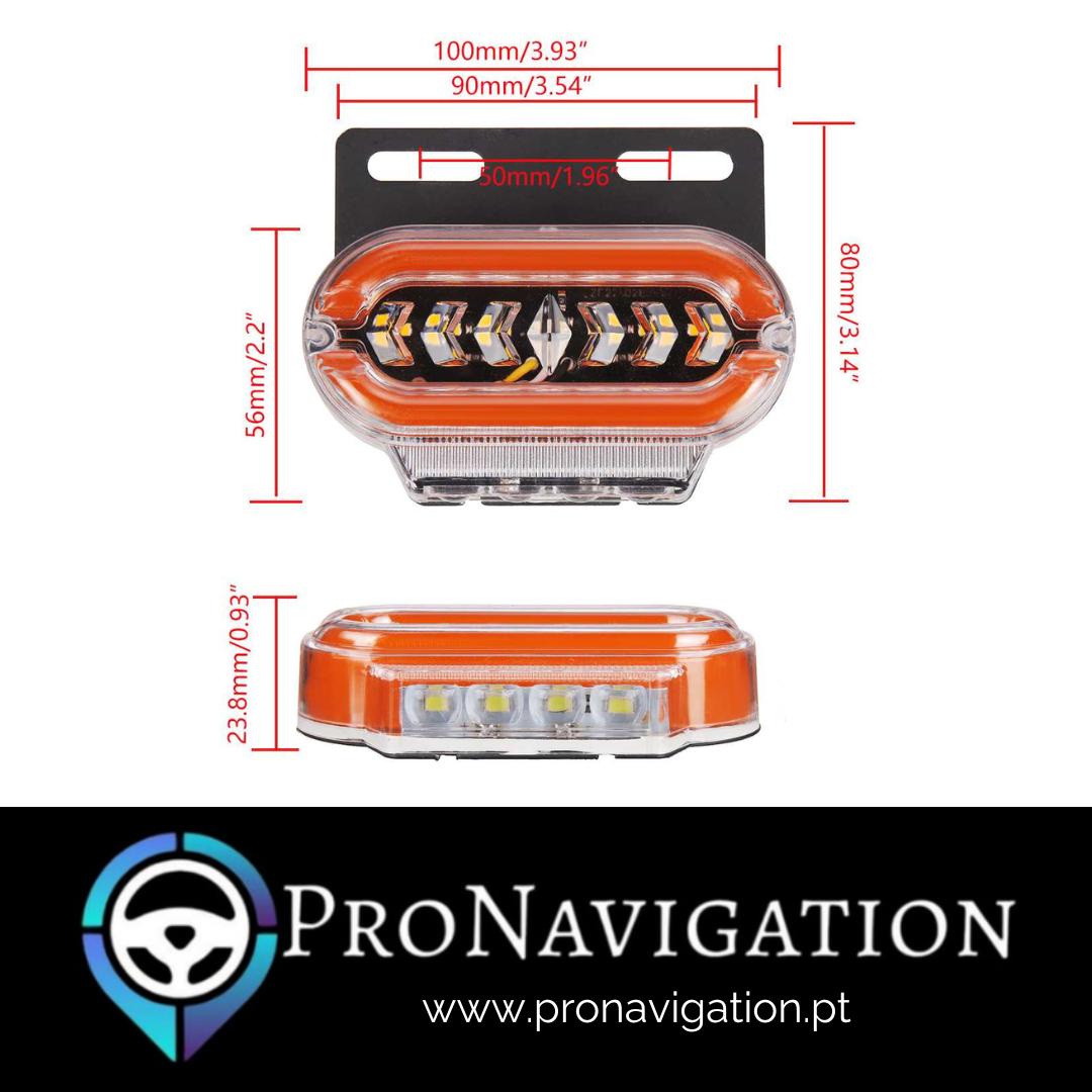 Luzes Marcador Fluorescente 24v