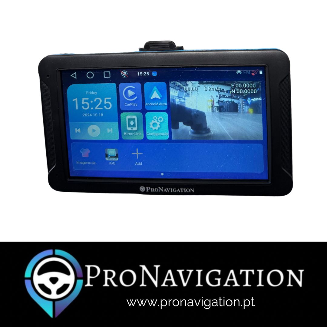 GPS 7" IGO Android com Câmara