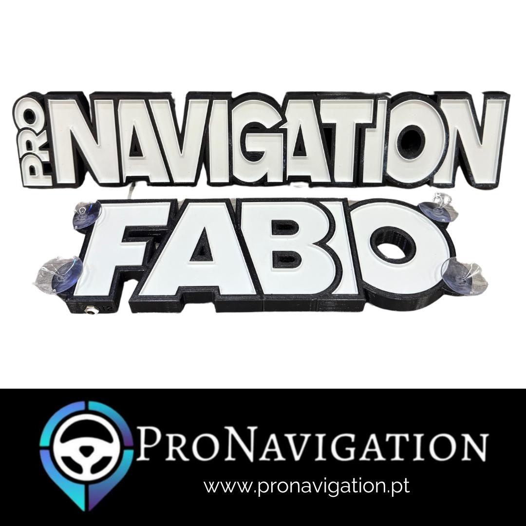 Placa Luminosa 3D