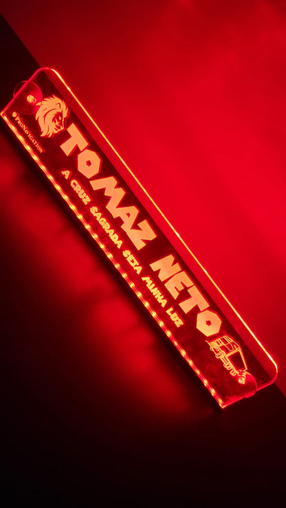 Placa Luminosa Personalizada