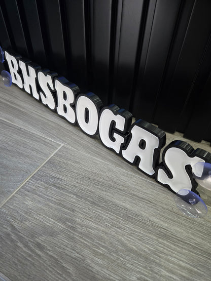 Placa Luminosa 3D