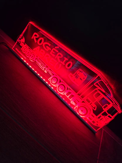 Placa Luminosa Personalizada
