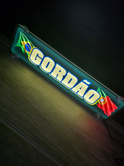 Placa Luminosa (Não trespassa luz para interior)