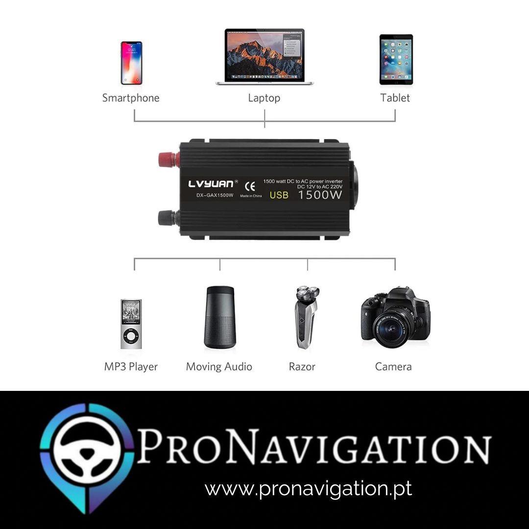 Inversor 500w/1500w Isqueiro