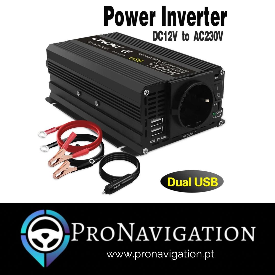Inversor 500w/1500w Isqueiro