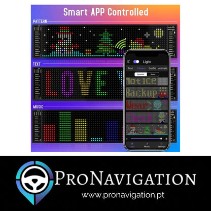 Placa Luminosa LED por APP