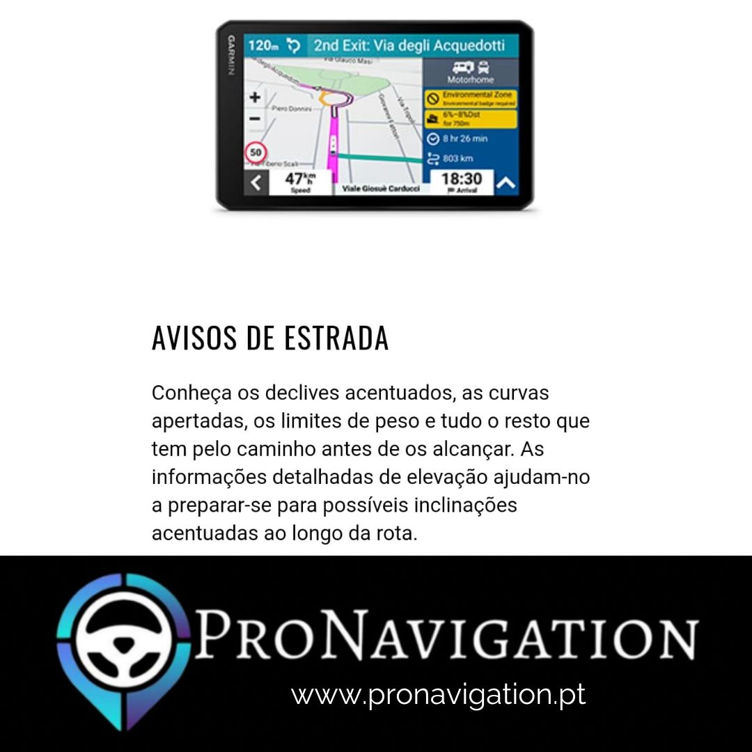 GPS Garmin Camper 795(Autocaravana)