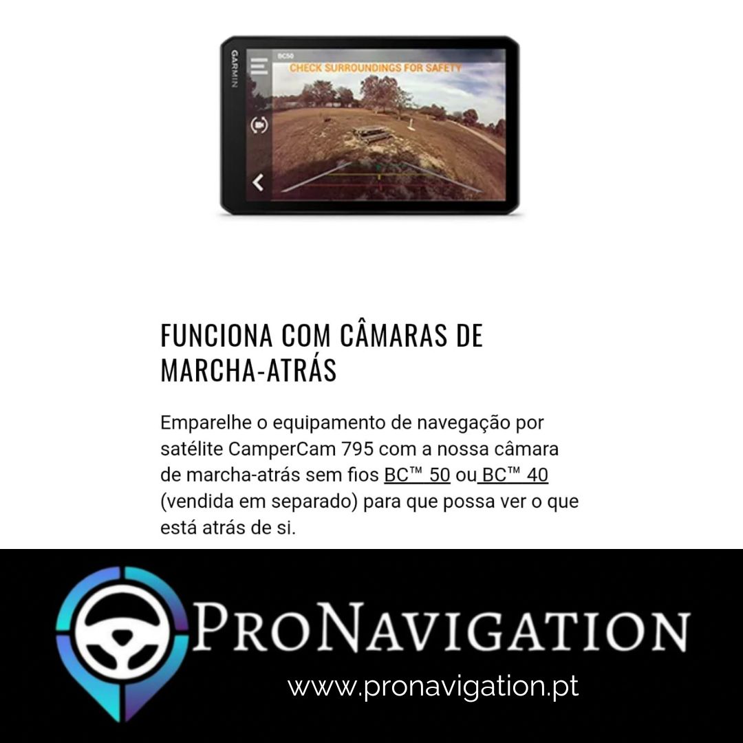 GPS Garmin Camper 795(Autocaravana)