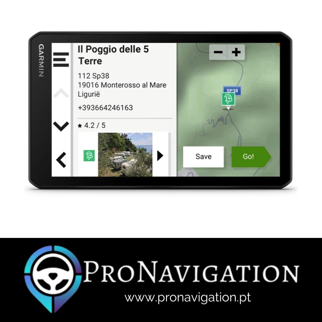 GPS Garmin CamperCAM 795(Autocaravana)