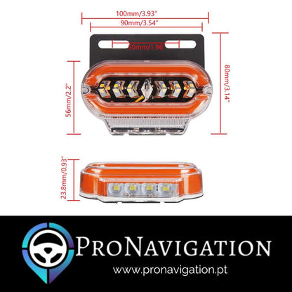 Luzes Marcador Fluorescente 24v