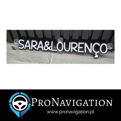 Placa Luminosa 3D