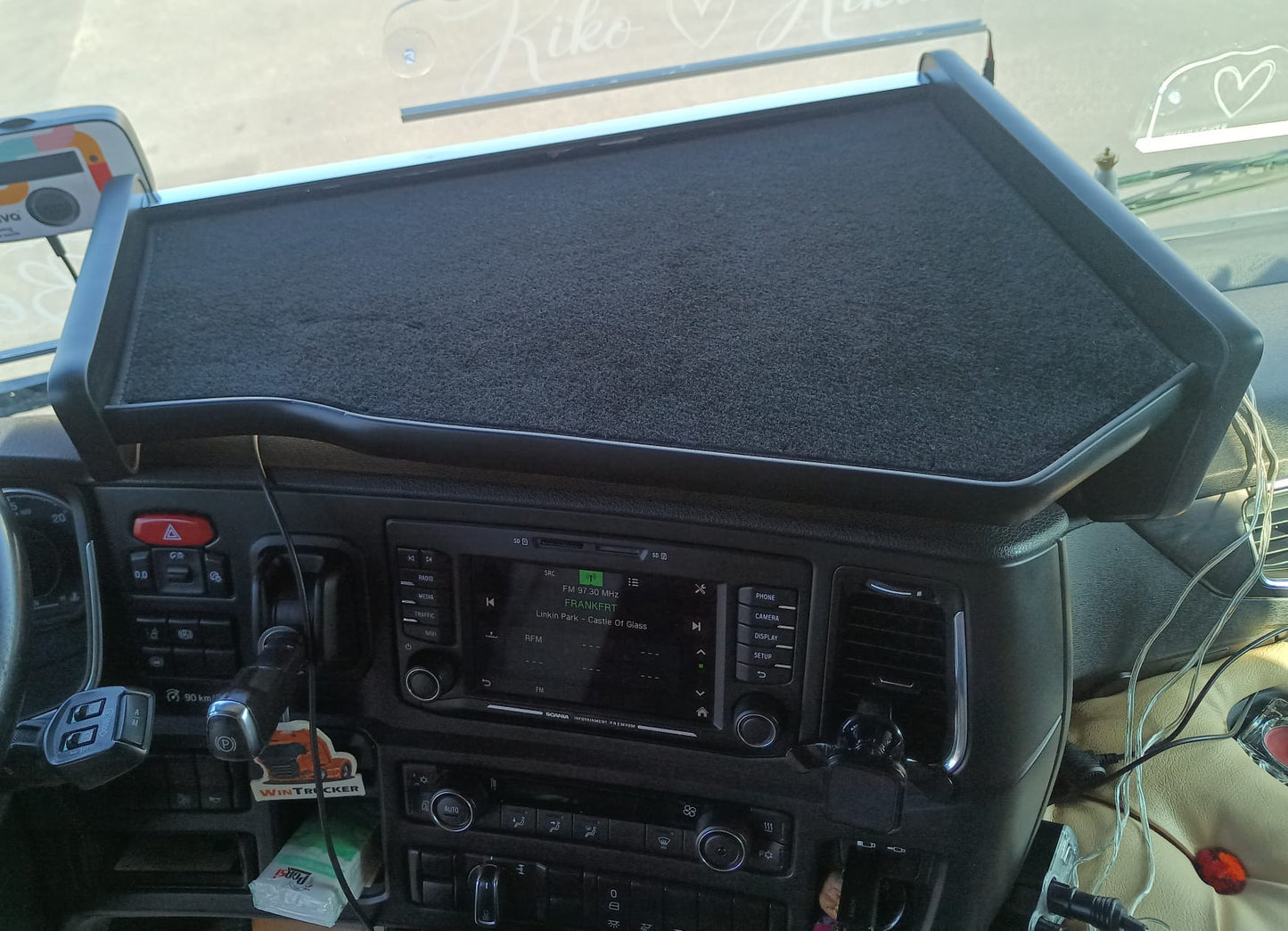 Mesa para tablier camião