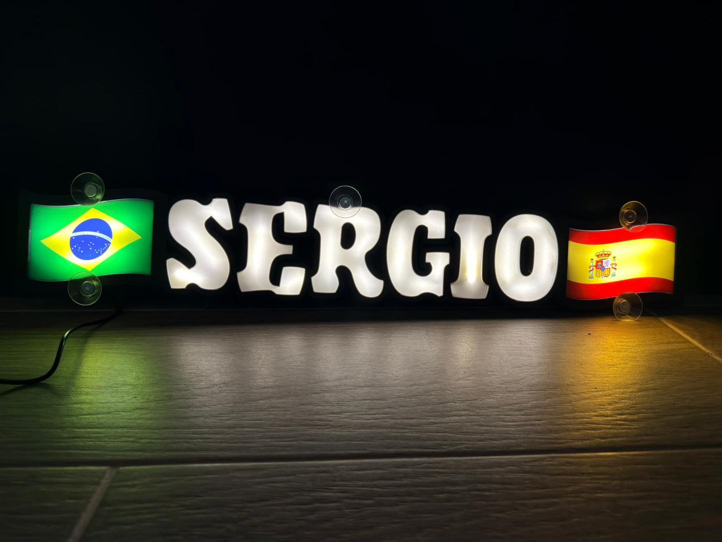 Placa Luminosa 3D