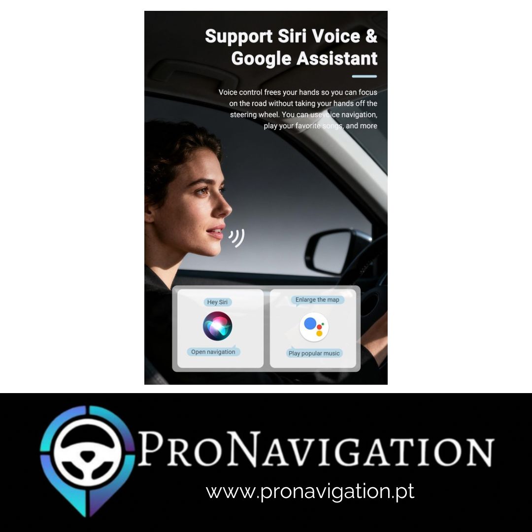 Adaptador CarPlay / Android Auto sem fios