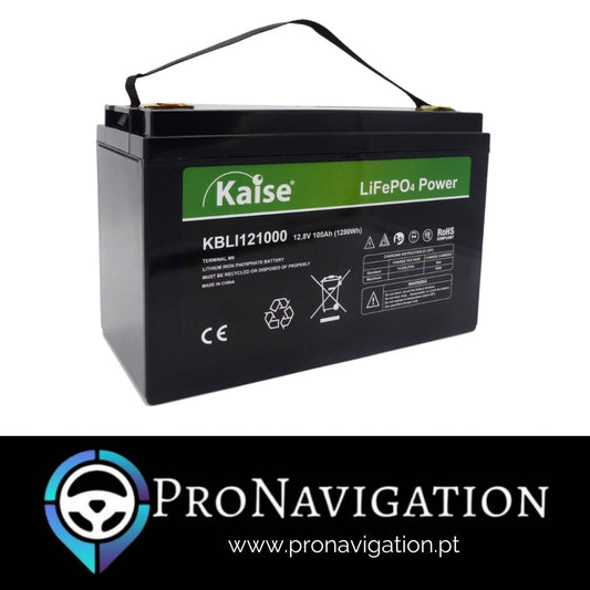 Bateria Kaise LiFePO 12V Lithium  c/Bluetooth