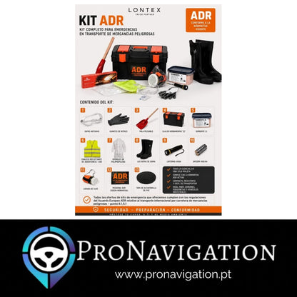KIT ADR (Kit completo para Emergências)